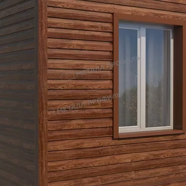 Сайдинг МЕТАЛЛ ПРОФИЛЬ СК-14х226 (ECOSTEEL_MA-01-МореныйДуб-0.5) купить в краснодаре