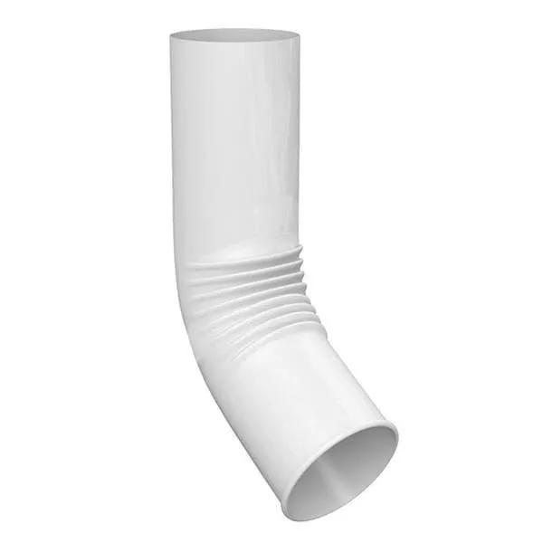 Колено трубы сливное Металл Профиль Проект D150 RAL 9003 Белый купить в краснодаре