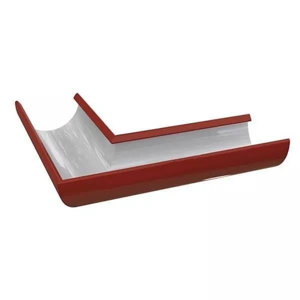 Угол желоба универсальный Металл Профиль Проект D185 RAL 3011 Вишня купить в краснодаре