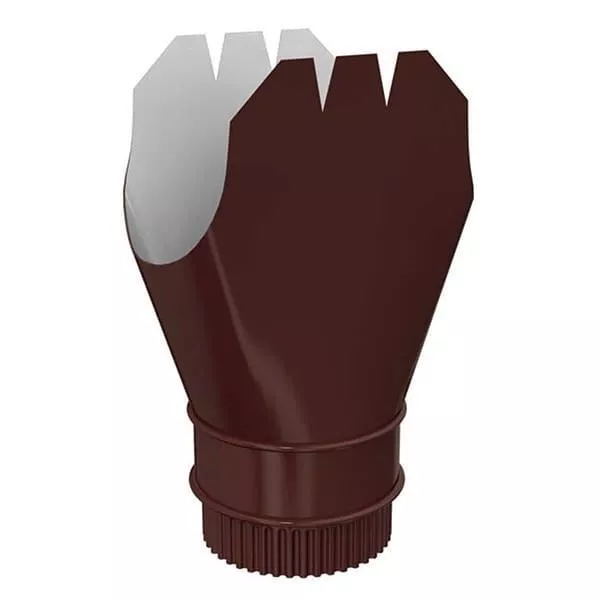 Воронка выпускная Металл Профиль Проект D185/150 RAL 8017 Коричневый купить в краснодаре