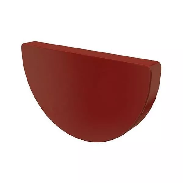 Заглушка желоба Металл Профиль Проект D185 RAL 3011 Вишня купить в краснодаре