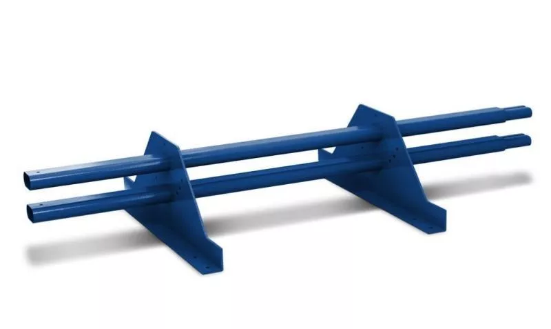 Снегозадержатель трубчатый Металл Профиль 1,0 м. 2 опоры, h-150 мм. RAL 5005 Синий насыщенный купить в краснодаре