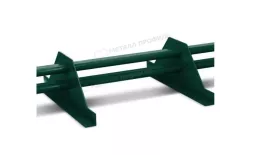 Снегозадержатель трубчатый Металл Профиль 1,0 м. 2 опоры, h-150 мм. RAL 6005 Зеленый мох. Цена: 1381 руб. Артикул: Sneg_MP_003