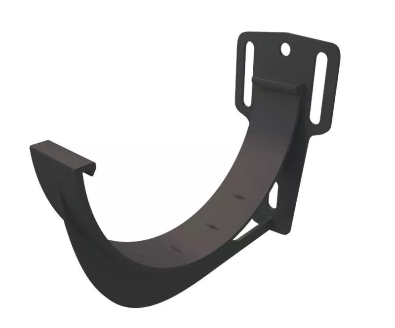 Кронштейн желоба ПВХ Grand Line Стандарт Графит купить в краснодаре