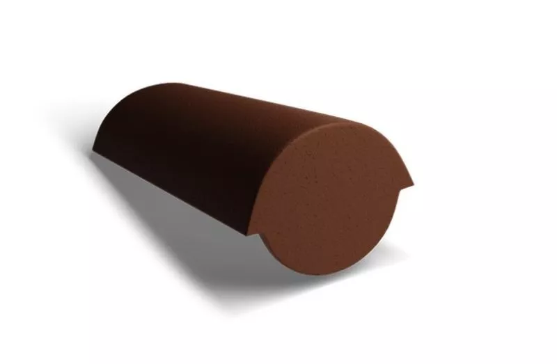 Начальная коньковая черепица Kriastak. Цементно-песчаная. Classic Коричневый купить в краснодаре