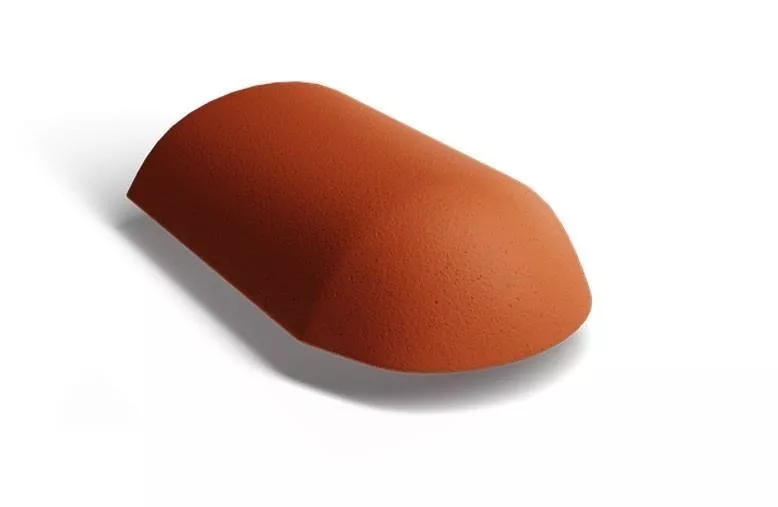 Начальная хребтовая черепица Kriastak. Цементно-песчаная. Classic Кирпично-красный купить в краснодаре