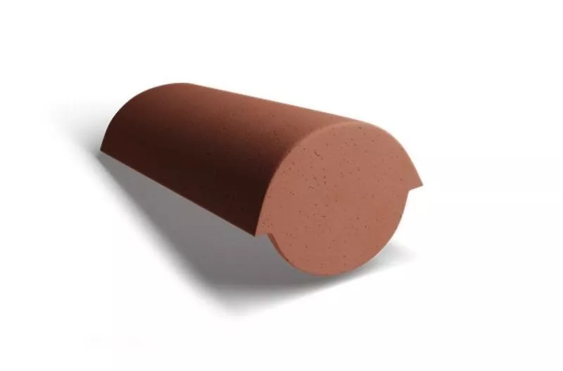 Начальная коньковая черепица Kriastak. Цементно-песчаная. Lite Красный неокрашенный купить в краснодаре