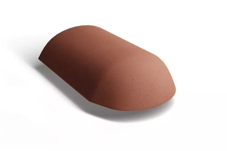 Начальная хребтовая черепица Kriastak. Цементно-песчаная. Lite Красный неокрашенный купить в краснодаре