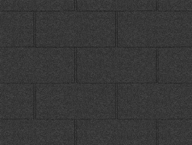 Мягкая черепица  ICOPAL Плано XL Черный Антрацит купить в краснодаре
