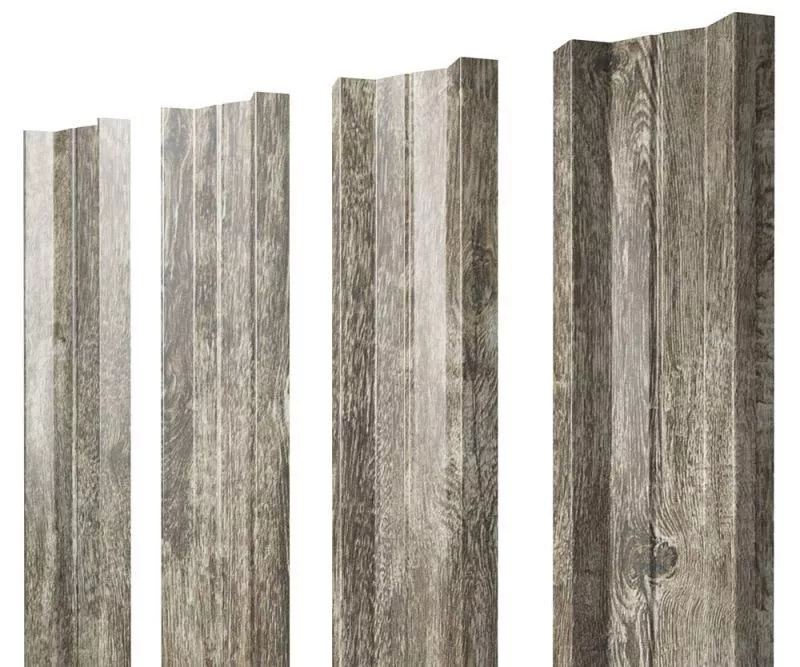 Штакетник Grand Line М-образный А 0,45 Print Elite Nordic Wood Северное дерево купить в краснодаре