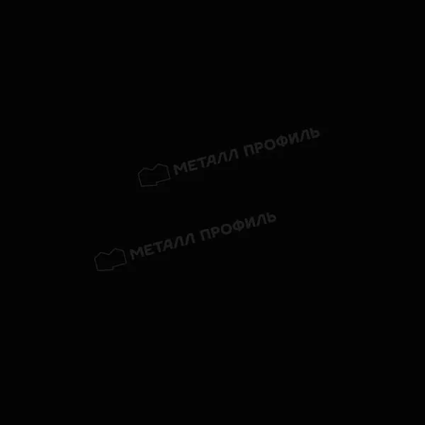 Планка снегозадержателя 95х65х2000 (ПЭ-01-9005-0.45) купить в краснодаре