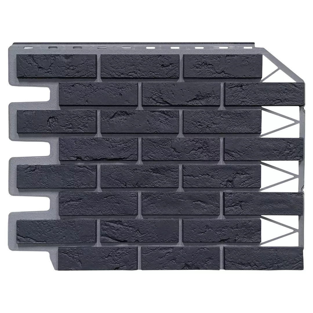 Фасадная панель Fineber КИРПИЧ БАВАРСКИЙ Графит купить в краснодаре