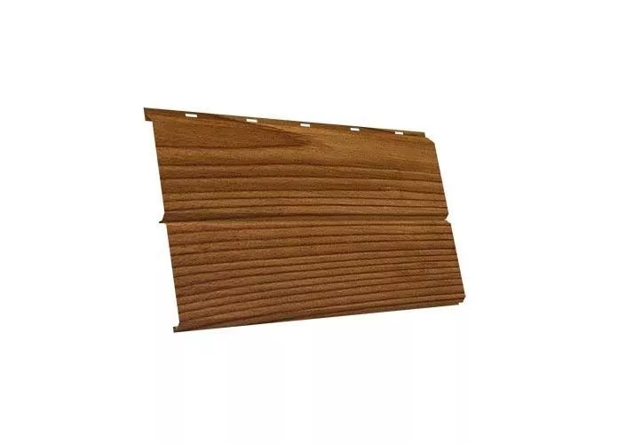 Металлический сайдинг Grand Line ЭкоБрус 3D Print Elite 0,45 мм Орех купить в краснодаре