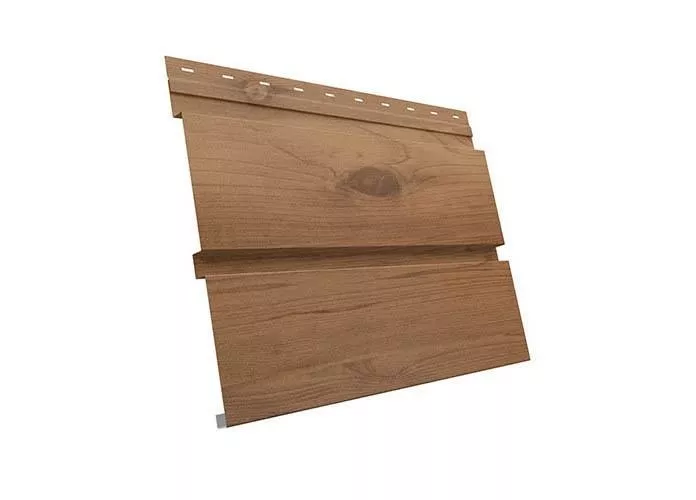 Металлический сайдинг Grand Line Квадро Брус Print Elite Орех купить в краснодаре