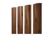 Штакетник Grand Line П-образный А фигурный 0,45 Print Elite Nutwood Орех – Купить оптом и в розницу