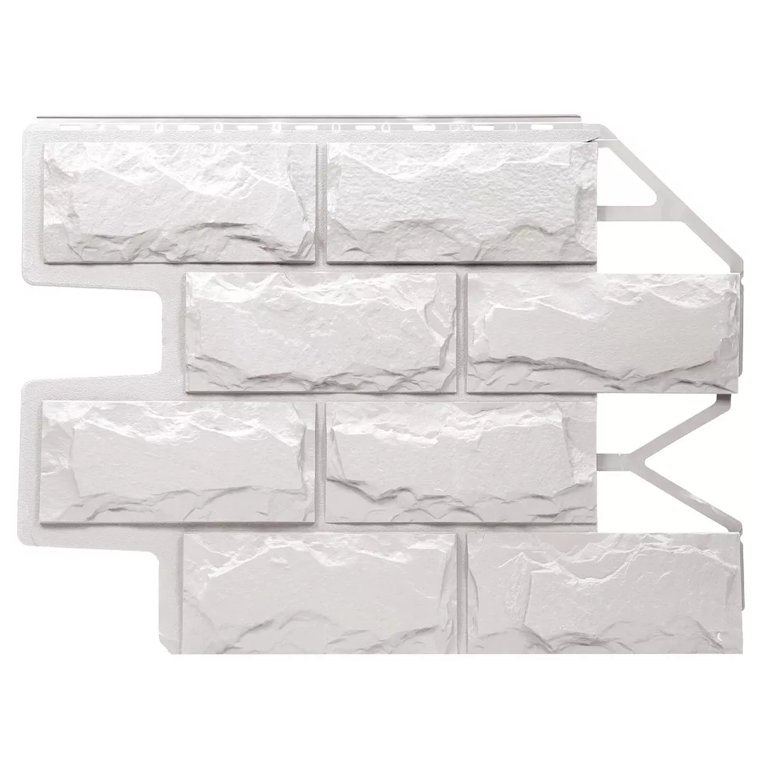 Фасадная панель Fineber БЛОК Молочно-белый купить в краснодаре