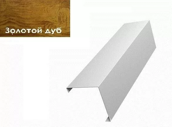 Декоративная накладка на столб угловая жалюзи Milan,Tokyo 0,45 Print-double Elite Golden Wood GL купить в краснодаре