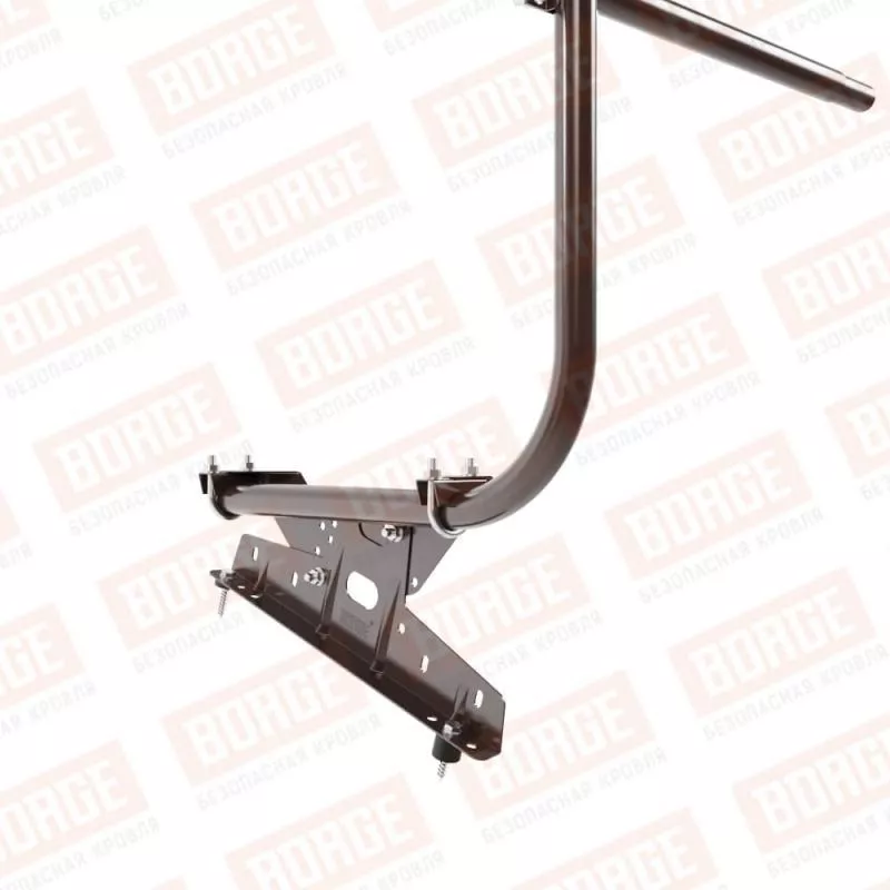 Ограждение кровельное BORGE H-90см, 3м, коричневый шоколад (RAL 8017) купить в краснодаре