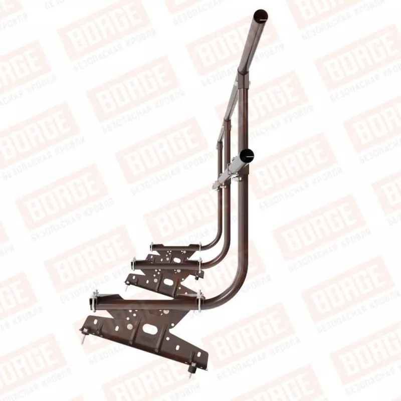 Ограждение кровельное BORGE H-90см, 3м, коричневый шоколад (RAL 8017) купить в краснодаре