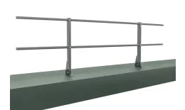 Ограждение кровельное д/парапета на плоскую кровлю RAL 7004 (2,0х0,6м). Цена: 2463 руб. Артикул: 44344