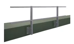 Ограждение кровельное для парапета с боковым креплением RAL 7004 (2,0х1,2). Цена: 4031 руб. Артикул: 44362