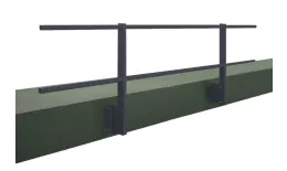 Ограждение кровельное для парапета с боковым креплением RAL 7024 (2,0х0,9)ОЦ. Артикул: 44363