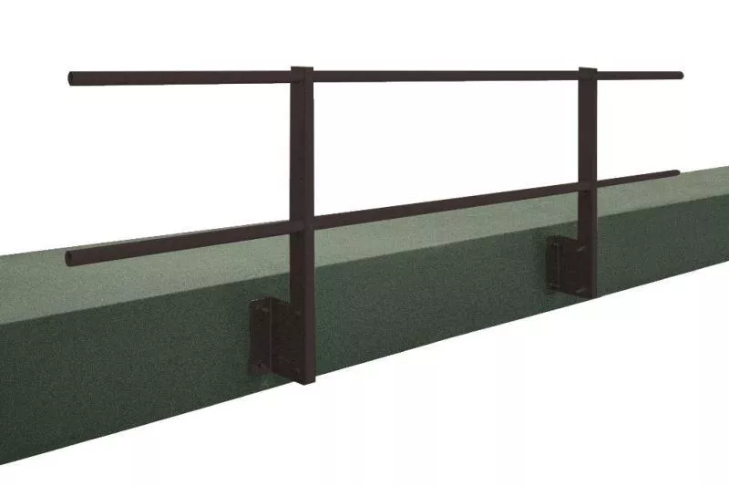 Ограждение кровельное для парапета с боковым креплением RR32 (2,0х1,2м) купить в краснодаре