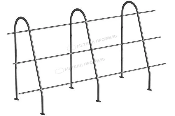 Ограждение кровельное ОК-h1200х3000 мм (8019) купить в краснодаре