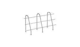 Ограждение кровельное ОК-h1200х3000 мм (9006). Цена: 7107 руб. Артикул: 43489