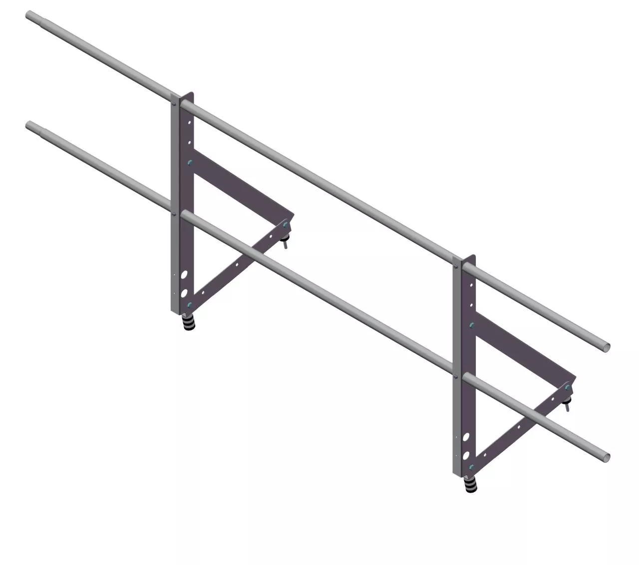 Ограждение кровельное Optima 0,65х2м RAL 8017 купить в краснодаре