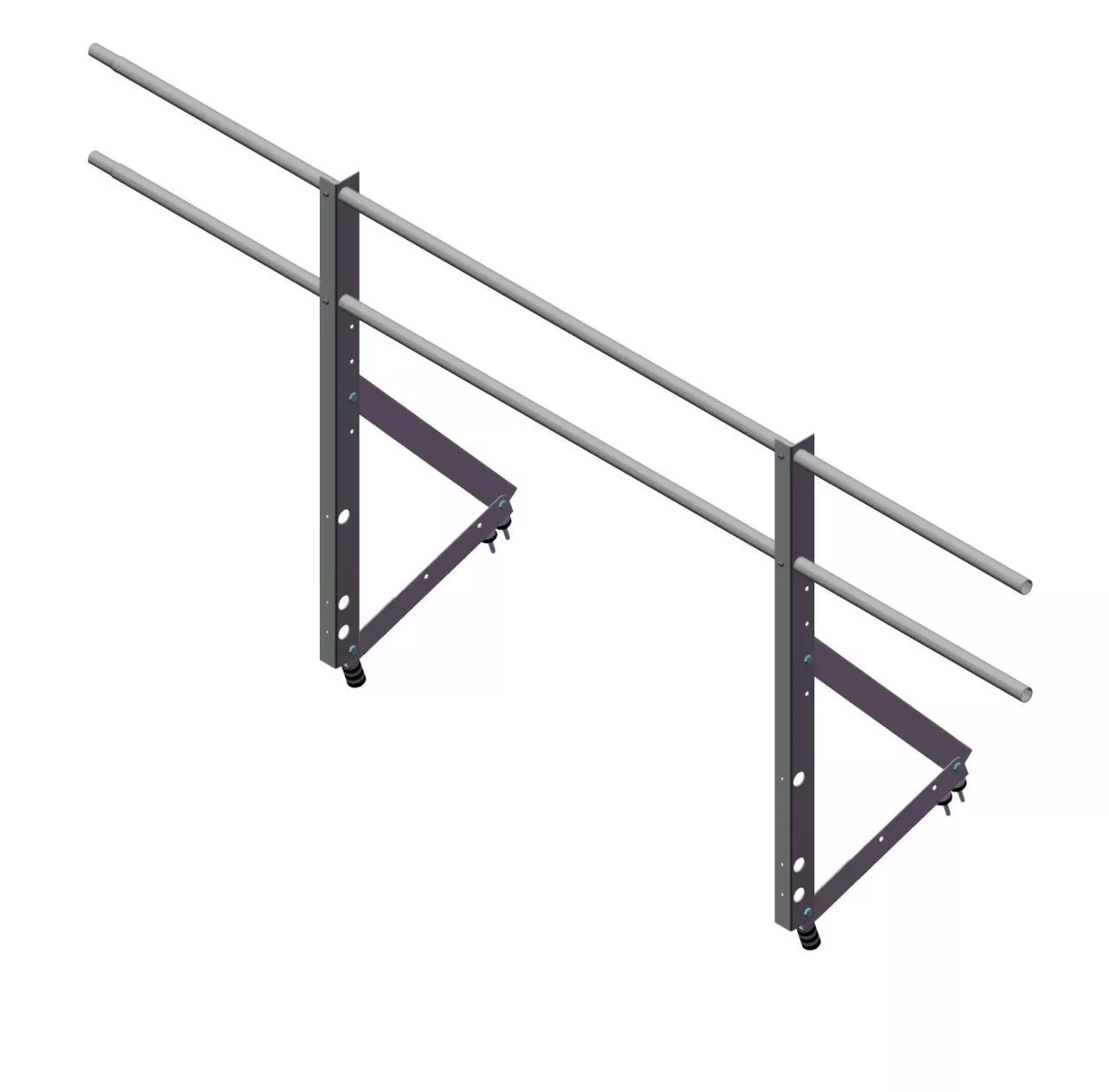 Ограждение кровельное Optima 0,9х2м RAL 8017 купить в краснодаре