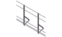 Ограждение кровельное со снегозадерж. Optima 1,2х2м RAL8017. Цена: 5041 руб. Артикул: 44406