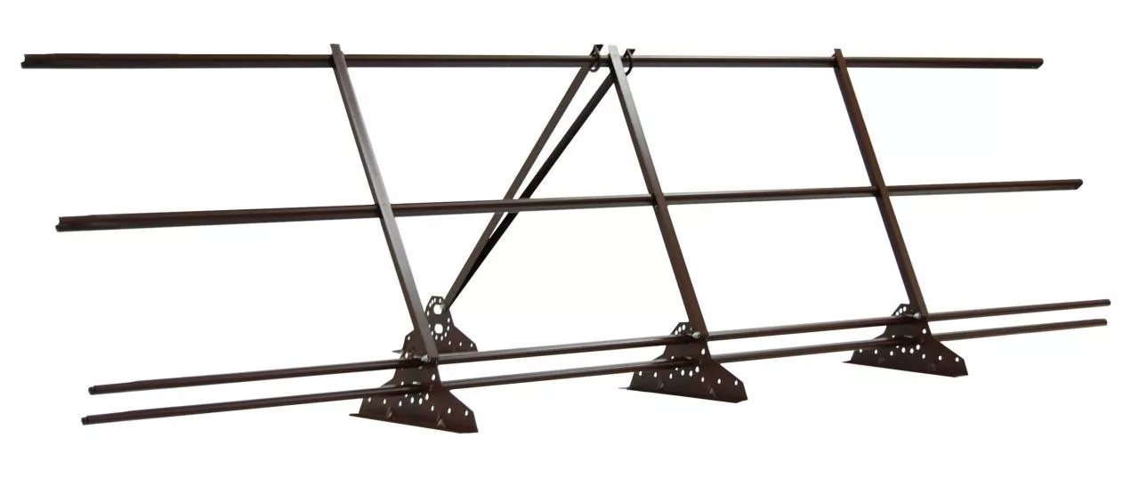 Ограждение кровельное со снегозадержателем Grand Line 0,9х3м RAL 8017 купить в краснодаре