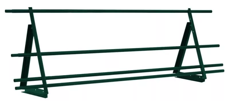 Ограждение кровельное со снегозадержателем Optima 0,65х2м RAL 6005 купить в краснодаре