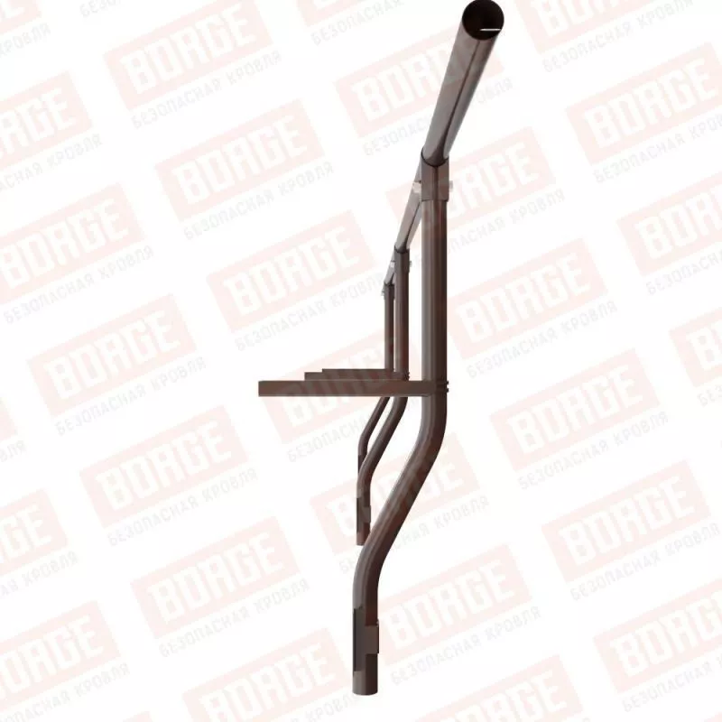 Ограждение парапетное BORGE H-30см, 3м, коричневый шоколад (RAL 8017) купить в краснодаре