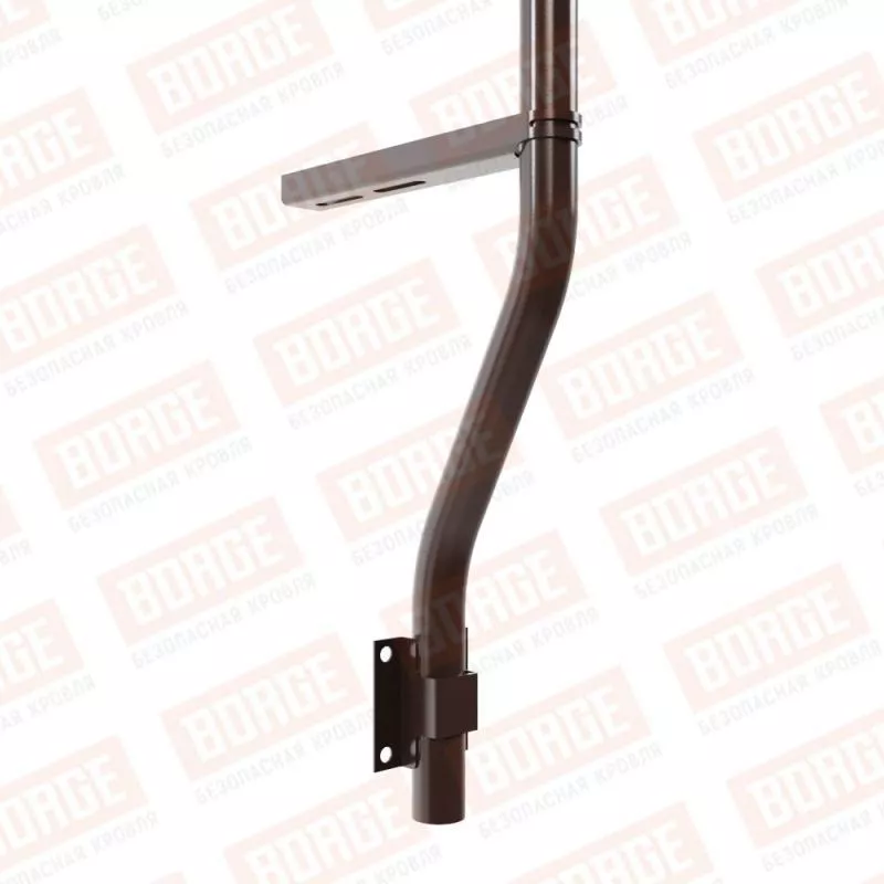 Ограждение парапетное BORGE H-90см, 3м, коричневый шоколад (RAL 8017) купить в краснодаре