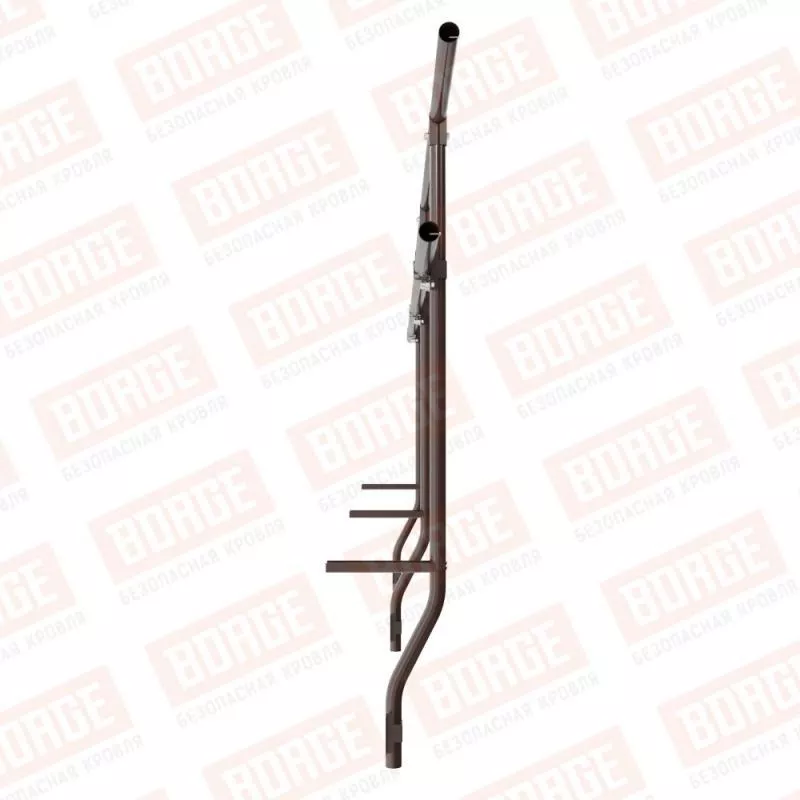 Ограждение парапетное BORGE H-90см, 3м, коричневый шоколад (RAL 8017) купить в краснодаре