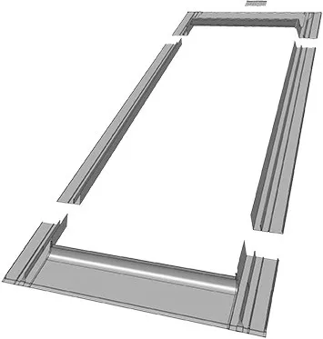 Оклад для плоского кровельного покрытия AHRD S A8 78х140 см купить в краснодаре