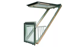 Окно-балкон с гидро-теплоизоляционным окладом Fakro (Факро) FGH-V P2 Galeria 94х255 см. Цена: 476705 руб. Артикул: 47632