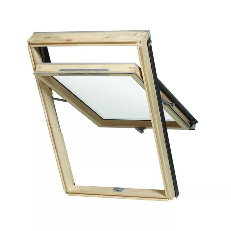 Окно однокамерное (ручка снизу) MOE B1000 F6A 66x118см Rooflite купить в краснодаре