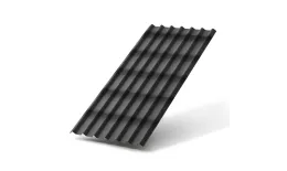 Черепица Ондулин 1950х950 мм, Графит. Цена: 985 руб. Артикул: 7260