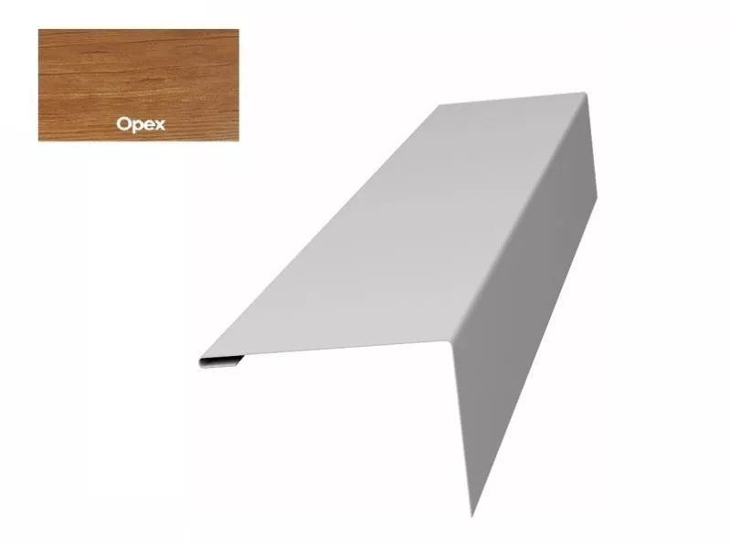 Нащельник (для калиток и ворот) 25х35 жалюзи Milan, Tokyo 0,45 Print Elite Nutwood (L1,68) GL купить в краснодаре