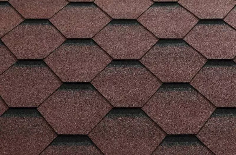 Гибкая черепица Katepal Katrilli осенний красный купить в краснодаре