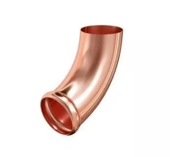Отвод трубы декорированный (150/100) Аквасистем (медь) купить в краснодаре