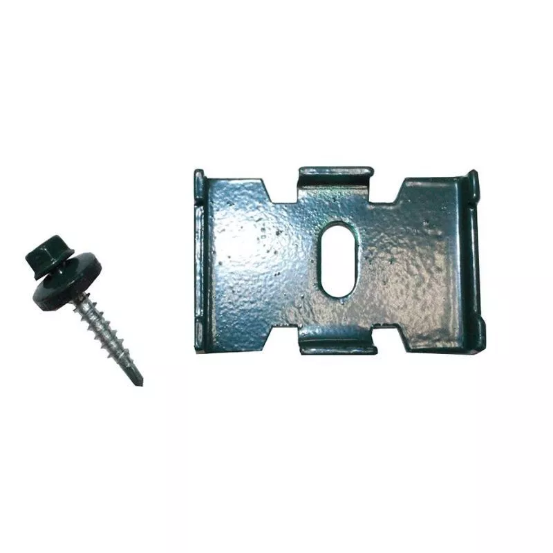 Крепление для панелей 3D паук с саморезом, RAL 6005 Зеленый купить в краснодаре