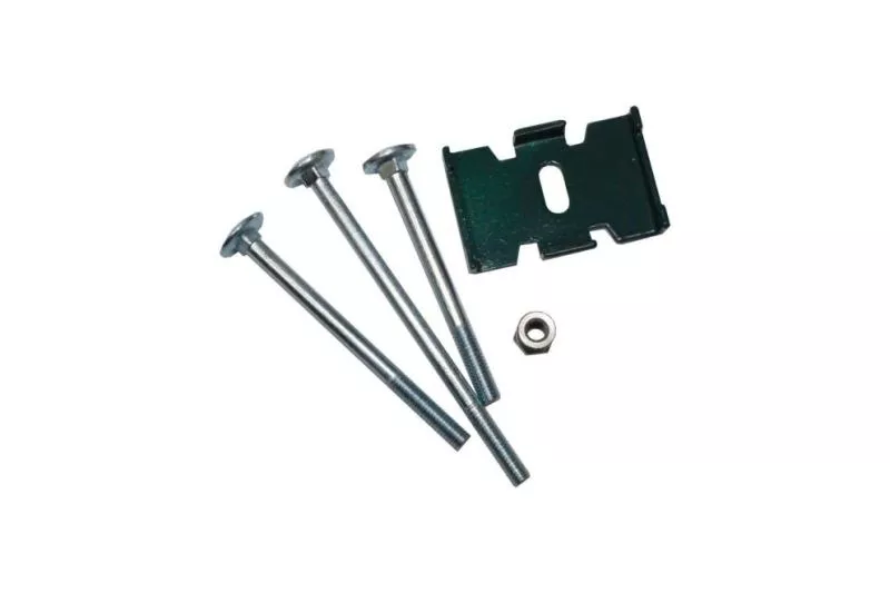 Крепление антивандальное для панелей 3D паук с 3 болтами на столб до 80мм, ППК RAL 6005 Зеленый купить в краснодаре