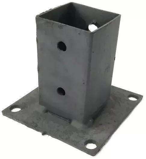 Стакан для бруса/трубы сечением 60х60мм грунт черный купить в краснодаре