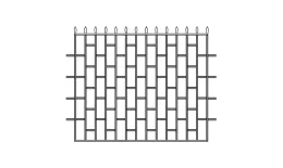 Секция заборного ограждения Плецер Ш - 2500мм В -1700мм. RAL 9005 черный. Артикул: Yuventa_Sekciay_1