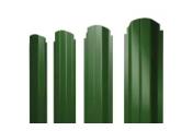Штакетник Grand Line П-образный А фигурный 0,45 PE RAL 6002 Лиственно-зеленый – Купить оптом и в розницу