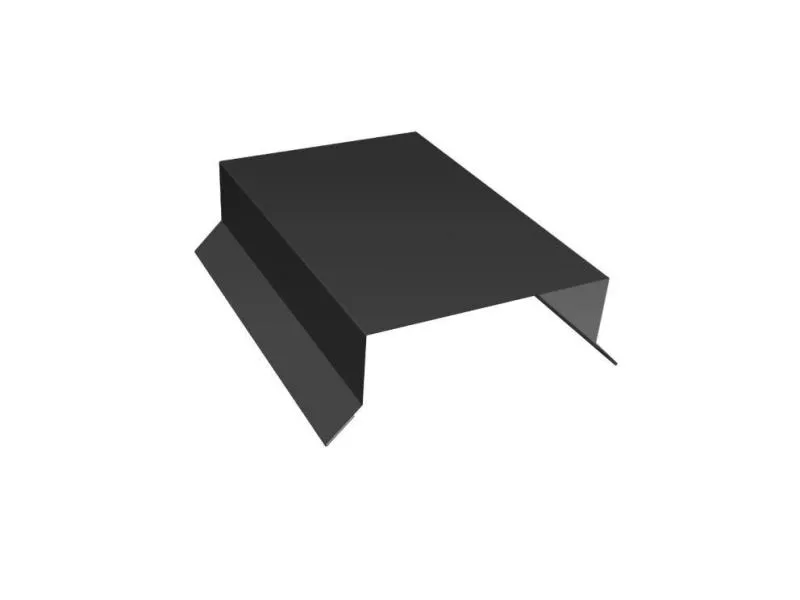 Парапетная крышка прямая 125мм 0,5 Velur X RAL 7016 антрацитово-серый (2м) купить в краснодаре